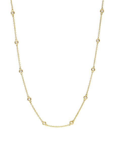 14k Gold Diamond By-the-Yard Necklace | Neiman Marcus