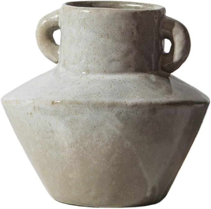 Table Decoration Wabi-sabi Simple Art Double-Ear Large Vase B&B Hotel Flower Arrangement Decorati... | Amazon (US)