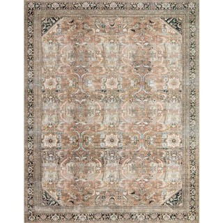Wynter Auburn/Multi 7 ft. 6 in. x 9 ft. 6 in. Oriental Printed Area Rug | The Home Depot
