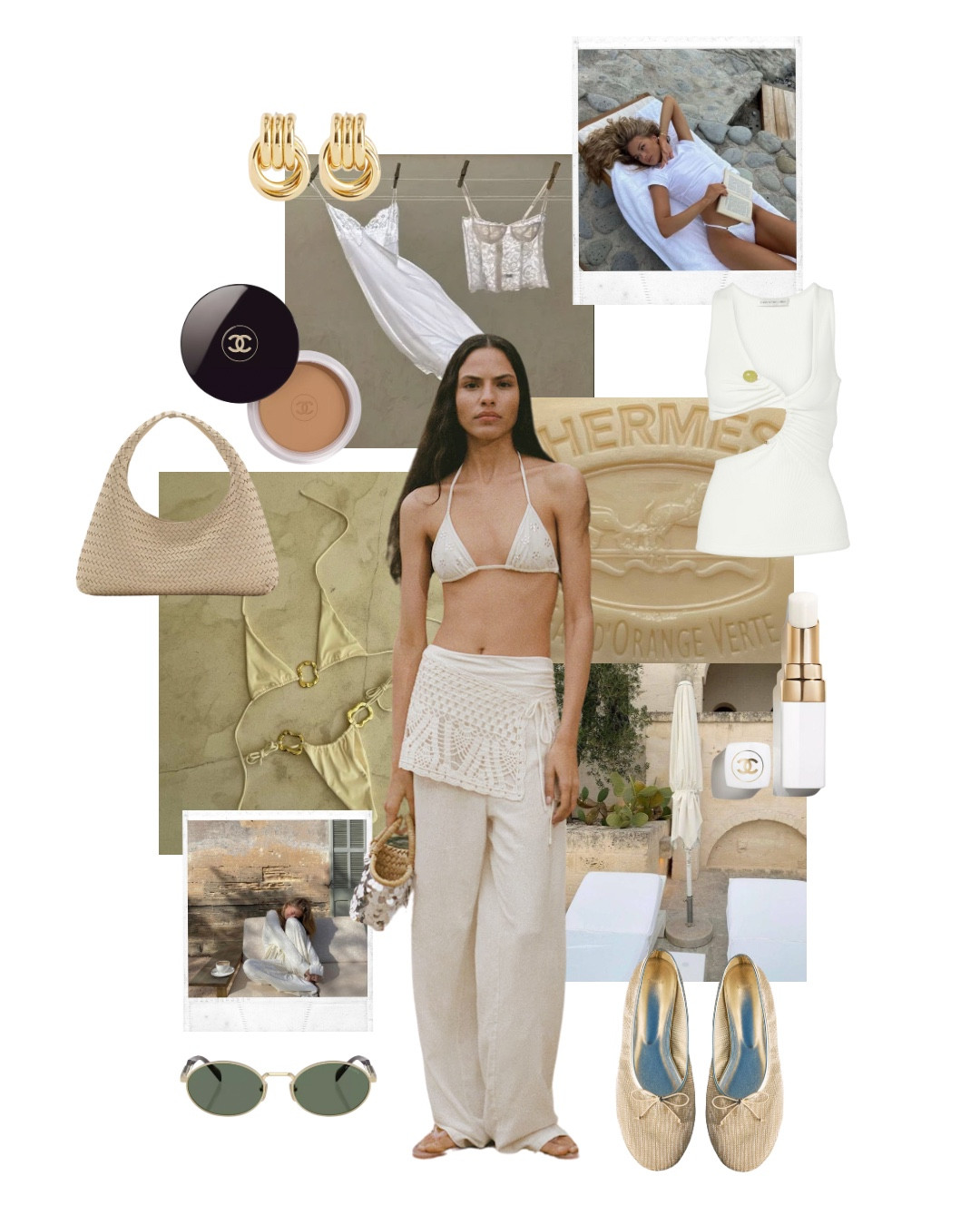 Your summer staples 🐚

Summer style, summer outfit, holiday outfit, bikini, crochet, ballet flats, mesh shoes, woven bag, Chanel make up

#LTKbeauty #LTKsummer #LTKuk