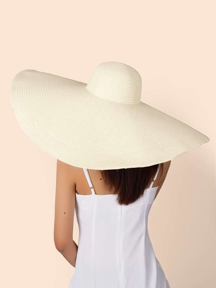EMERY ROSE Wide Brim Straw Hat | SHEIN