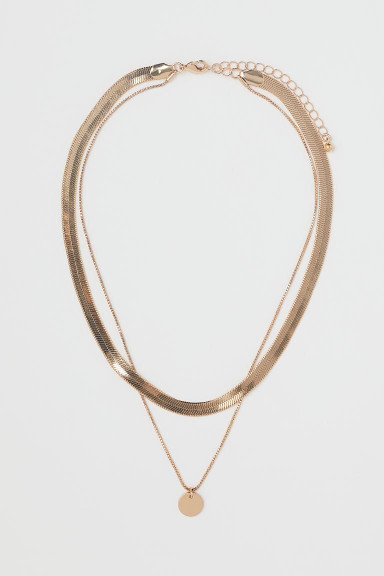 Double-strand Pendant Necklace | H&M (US + CA)