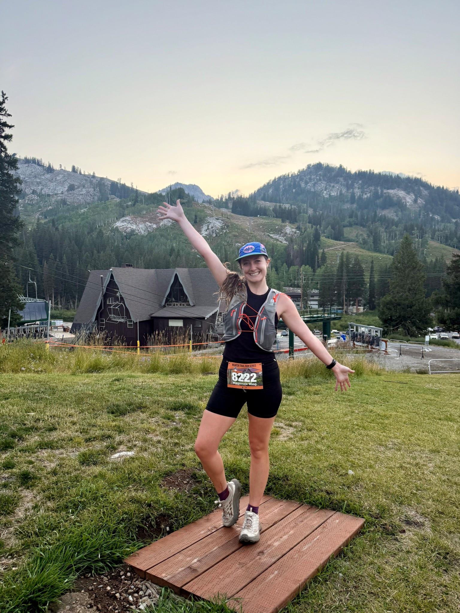 Trail race fit - almost 6 miles and 1,400ft gain on a mountain trail for the end of the summer trail run series! #trailrunning #runningfit 

#LTKActive