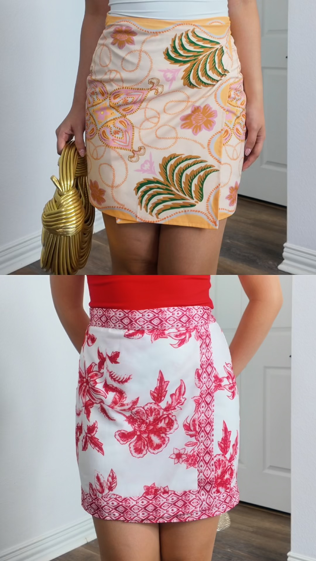 Styling 2 wrap skirts for summer! Wearing size S in everything. This skirt may not great if you are tall :)

 

 #LTKPetite #LTKFindsUnder50 #LTKStyleTip