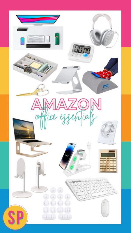 👩🏽‍💻 SMILES AND PEARLS OFFICE ESSENTIALS 👩🏽‍💻 
These are my favorite Amazon office essentials! | will probably get a new case for my MacBook but otherwise this is still my desk setup!

Amazon, Amazon finds, Amazon office, home office setup, home organization, home office essentials, work from home, desk setup, Amazon office essentials, work from home, wireless keyboard, MacBook sleeve, laptop stand, desk mat


#LTKSeasonal #LTKPlusSize #LTKHome