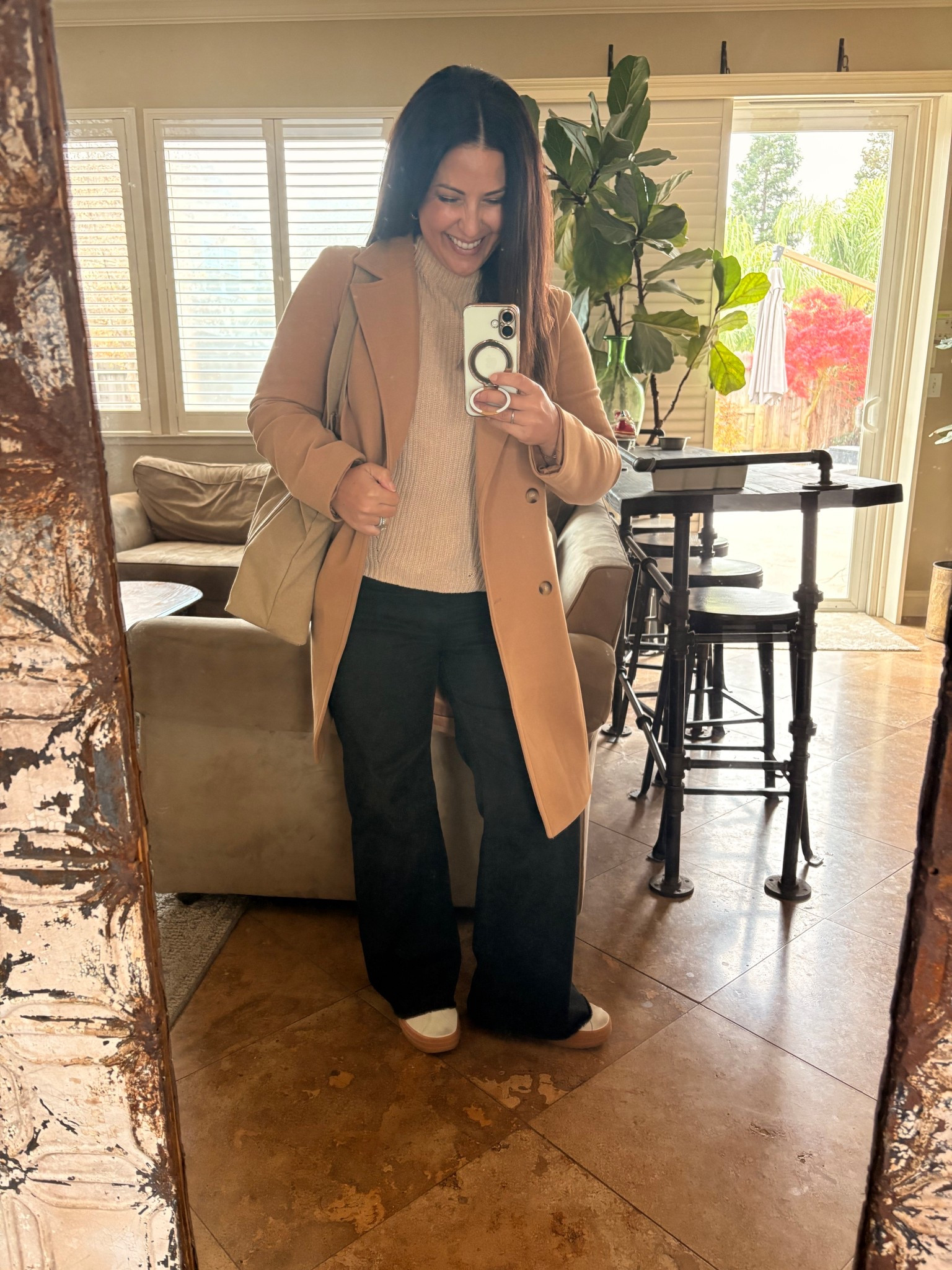 The countdown to Christmas break is on! 14 more school days! This camel tan wool top coat is one of my favorite winter pieces, it fits true to size and is so warm. 
Teacher style
Black and tan 
Preppy style
Winter outfit

#LTKOver40 #LTKmomlife #LTKWorkwear