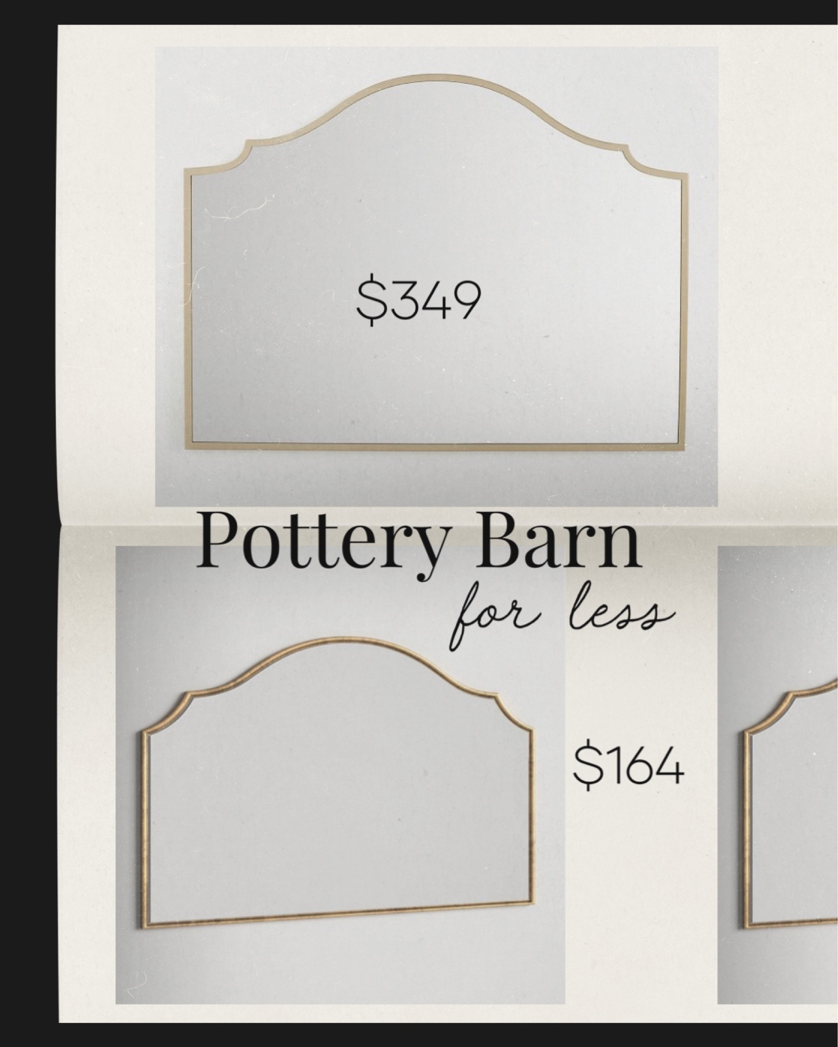 Pottery barn for less: Gold double-wide arch mirror.

Pottery, barn, teen, wall, decor, decorative, home, house, affordable, inexpensive, look alike, look, for, less, save, splurge, modern, farmhouse, style, minimalist, minimal, gold, golden, Wayfair, arch, bedroom, bed, dresser, fireplace, guest

#LTKhome #LTKstyletip #LTKsalealert