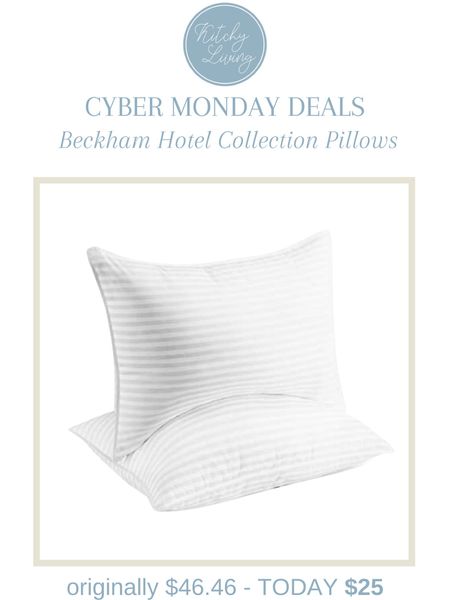 ⚡️ Deal // Cyber Monday Deals on Amazon - Beckham Hotel Collection Pillows #homedecor #amazonfinds 

#LTKCyberweek #LTKsalealert #LTKhome