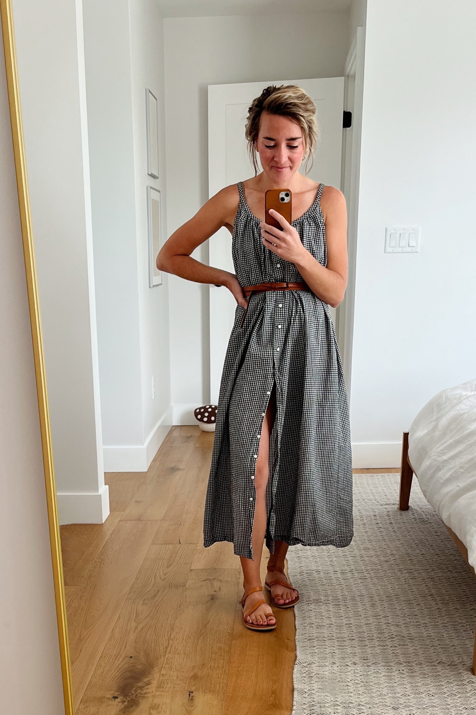 linen cross back dress 100% Linen Cross Back Women Maxi Dress – GOELIA main image 1