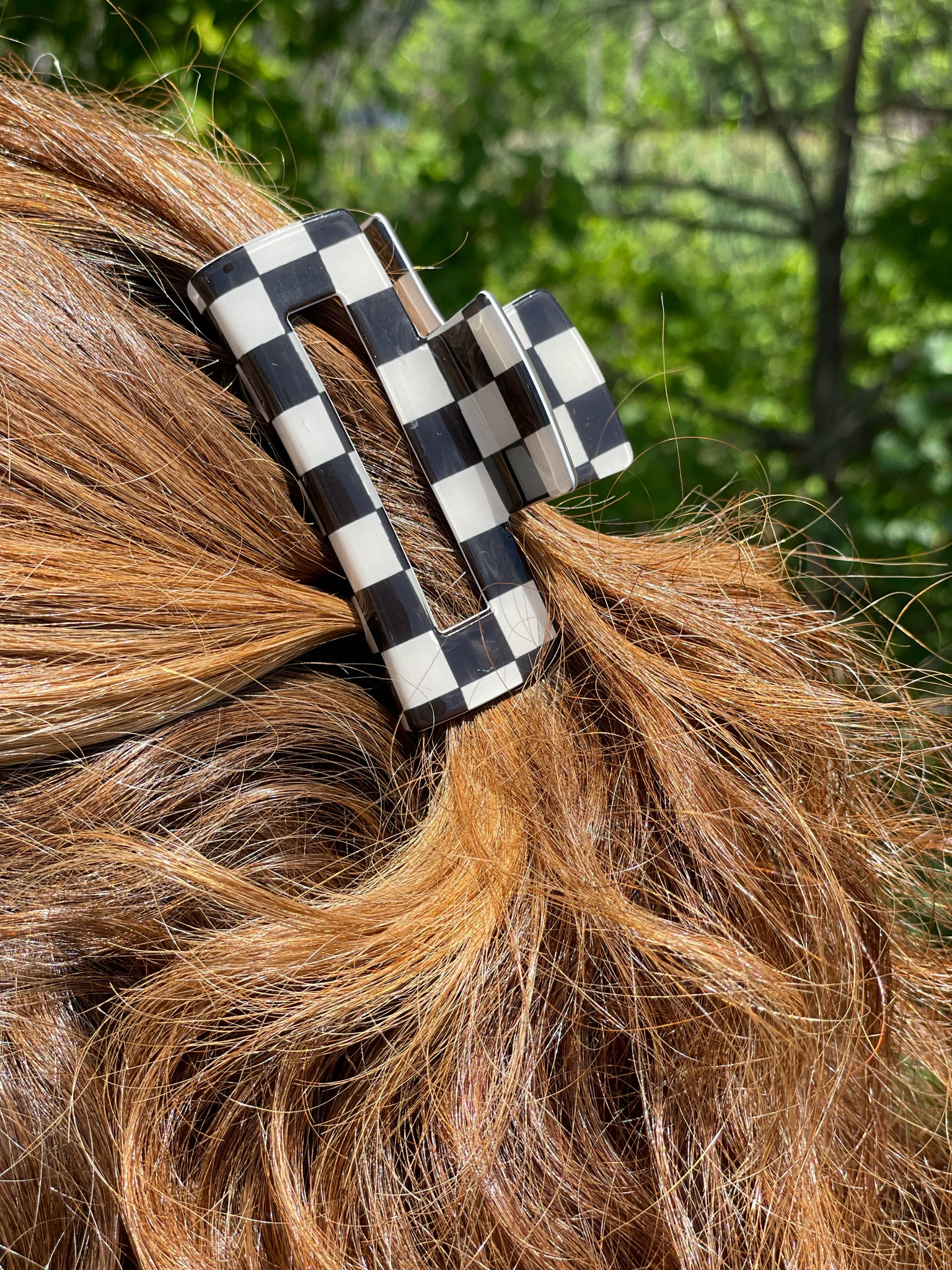 bought this fun checkerboard hair clip.

#LTKbeauty #LTKstyletip #LTKfindsunder50