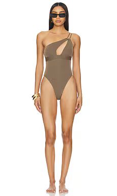 Tularosa Lotti One Piece in Brown from Revolve.com | Revolve Clothing (Global)