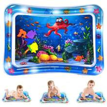 Tummy Time Water Mat Water Play Mat For Babies Inflatable Tummy Time Water Play Mat For Infants And Toddlers To Months Promote Development ToysOctop | SHEIN