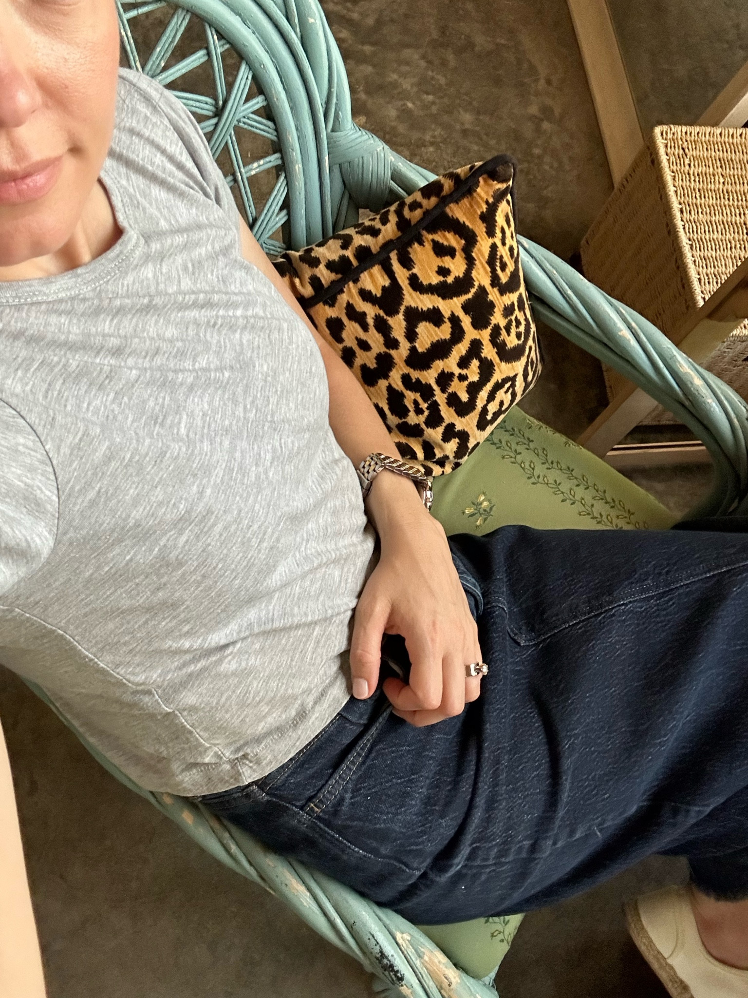 Another day another T-shirt + denim skirt. The softness of Eterne cannot be topped  

#LTKstyletip #LTKFind #LTKunder100