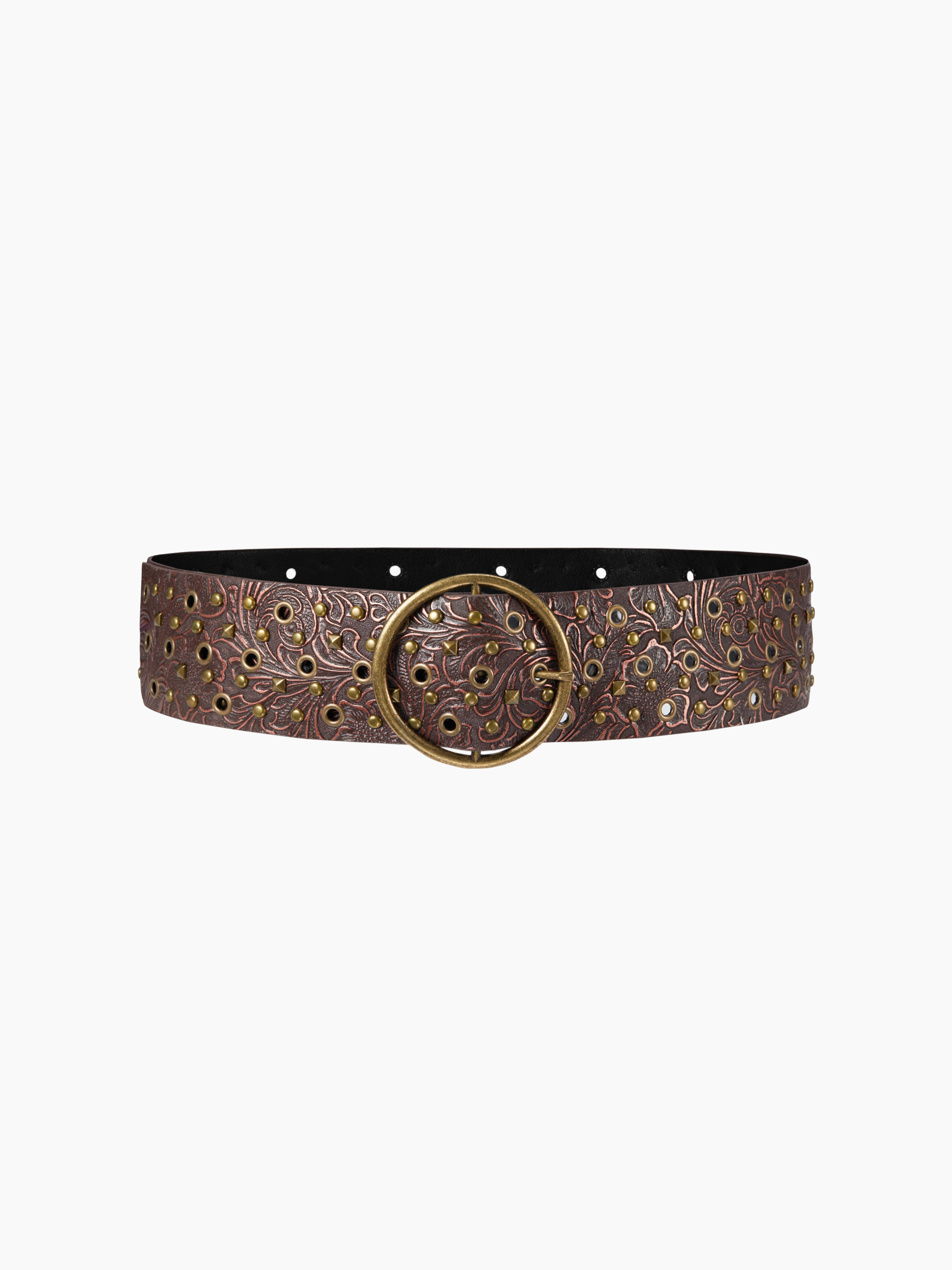 VINTAGE STUDDED BUCKLE BELT For Vacation | Cider