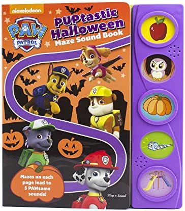 PAW Patrol - PUPtastic Halloween Maze Sound Book - PI Kids | Amazon (US)
