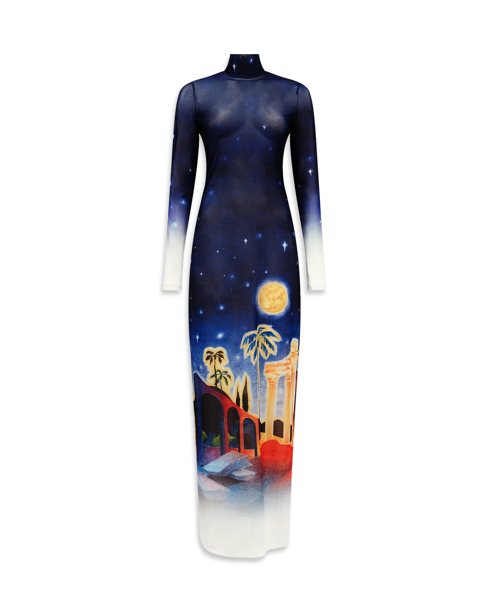 Midnight Acropolis Mesh Dress | Casablanca Paris | Casablanca Paris (Global)
