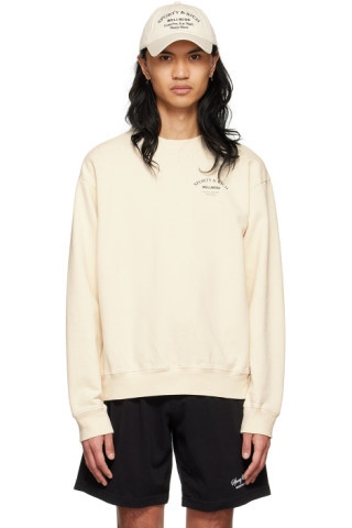 Off-White Cotton Sweatshirt | SSENSE