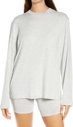 SKIMS Boyfriend Long Sleeve T-Shirt | Nordstrom | Nordstrom