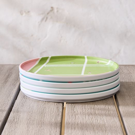 Modern Melamine Outdoor Sporting Salad Plate Sets | West Elm (US)