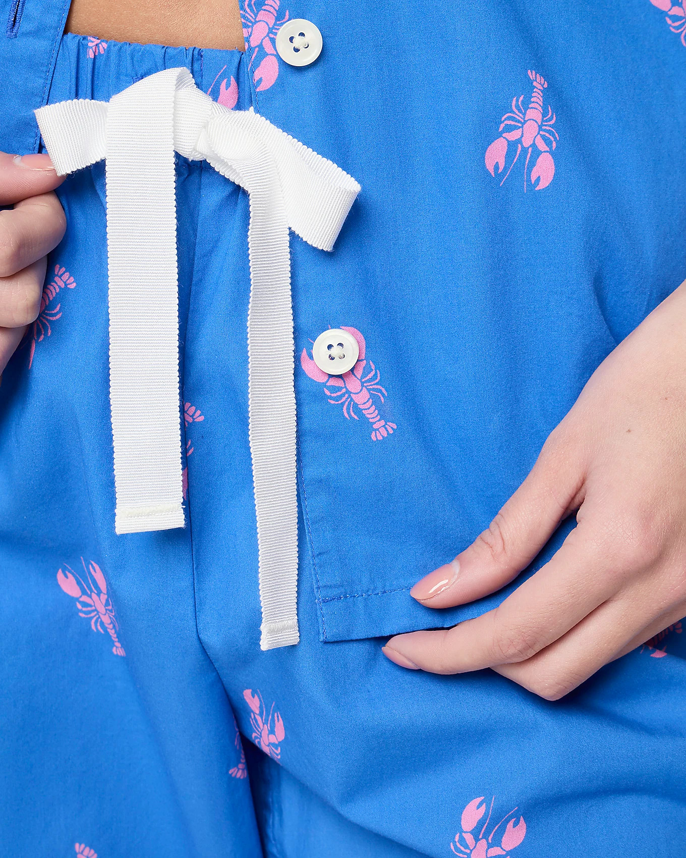 Short-sleeve printed top and pants pajama set | J.Crew Factory