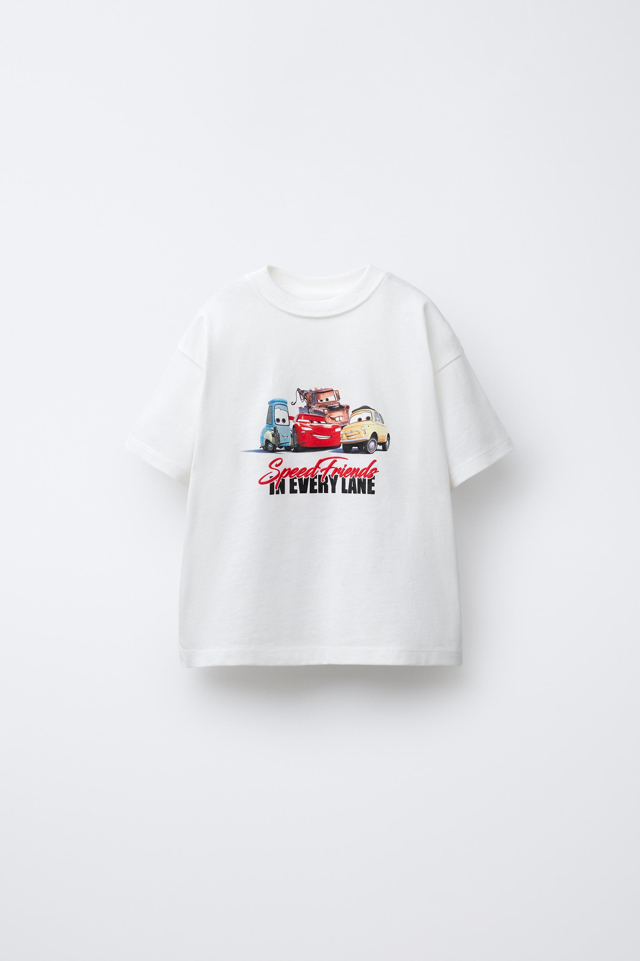 CARS LIGHTNING MCQUEEN AND FRIENDS © DISNEY T-SHIRT | Zara US