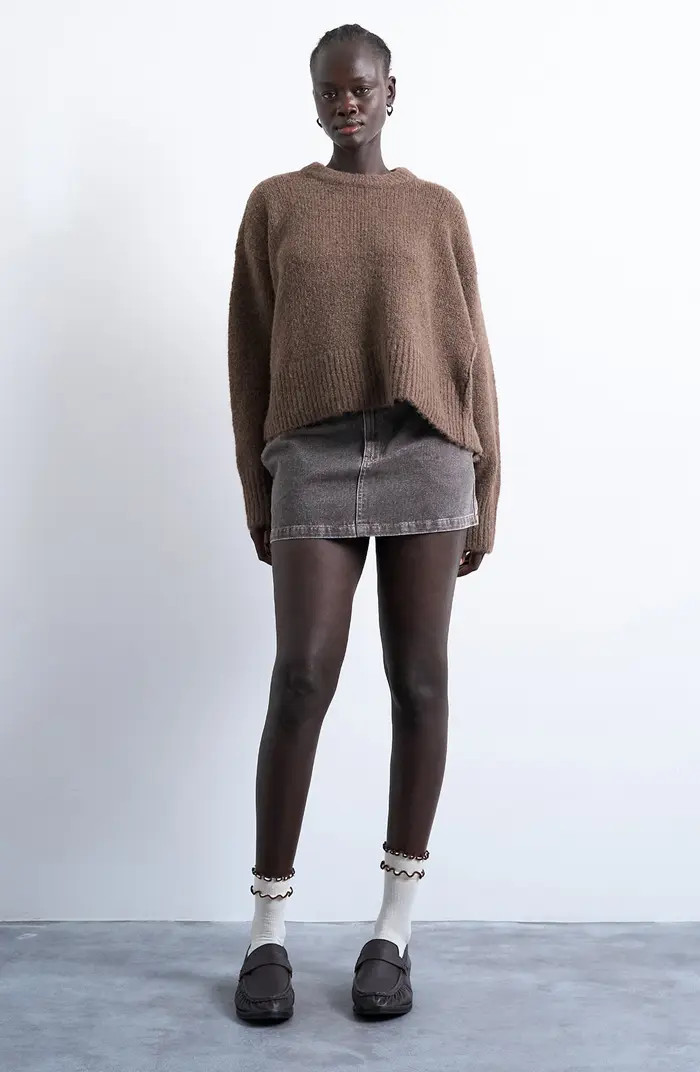 Fluffy Crewneck Sweater | Nordstrom