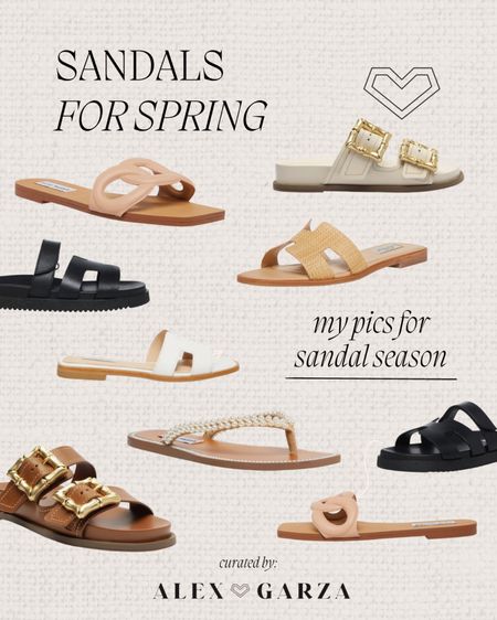 Spring and summer sandals that are neutral and easy to wear! Love Steve Madden for affordable and cute sandals. 

#LTKSeasonal #LTKshoecrush #LTKunder100