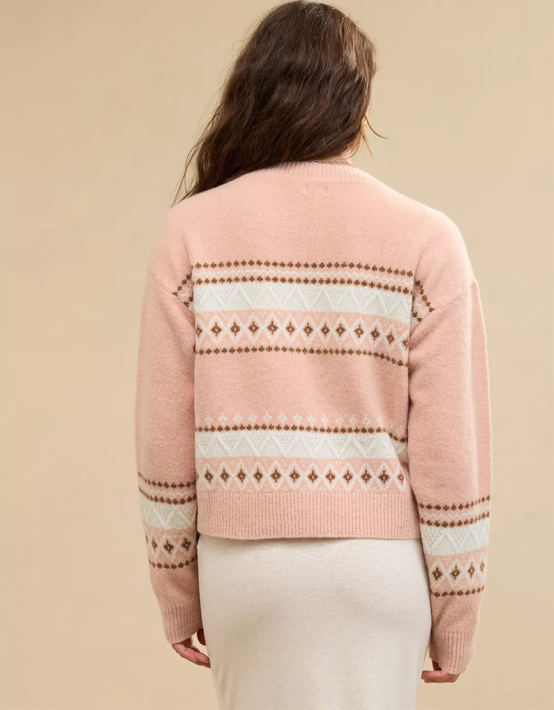 Aerie Unreal Fairisle Cardigan | Aerie