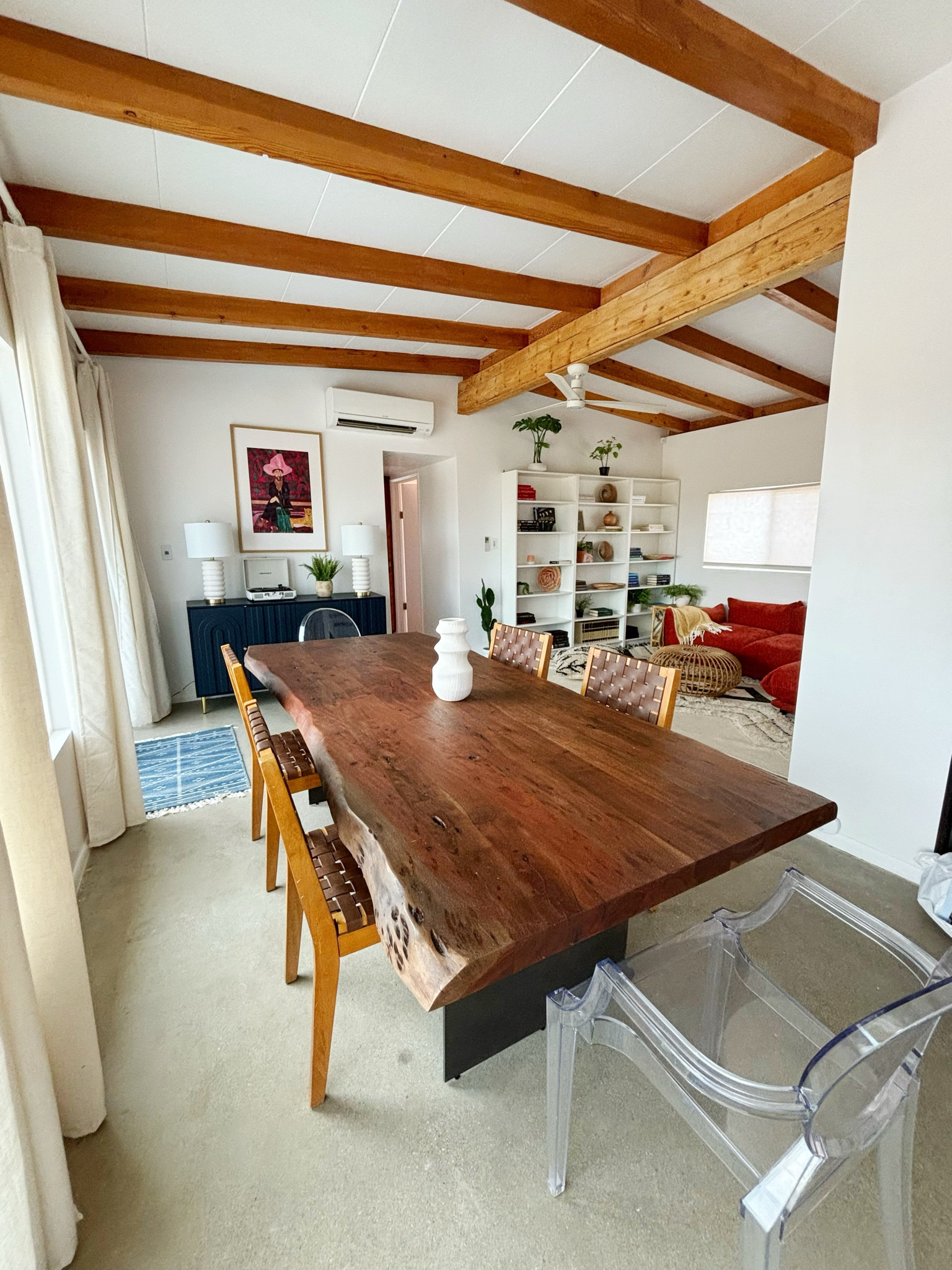 I found an affordable live edge table! I have always dreamed of having a table like this.  This table is heavy!  I recommend you upgrade and include the assembly.  Unless you have a weight lifter in your family.  

#LTKHome #LTKTravel