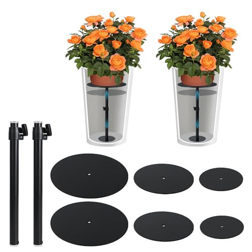 Plant Risers for Inside Pots, Metal Planter Inserts Pot Filler, 11-20" Rise | Amazon (US)