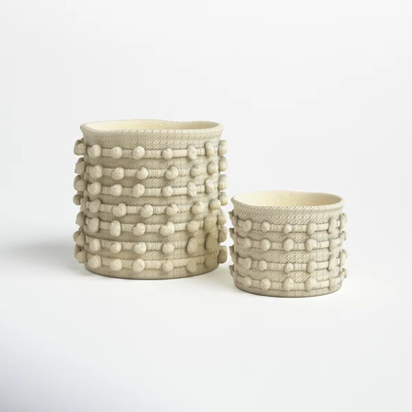 Mosley Outdoor Planter - Set of 2 (Set of 2) | Wayfair North America