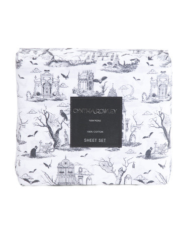 Haunted Toile Sheet Set | TJ Maxx