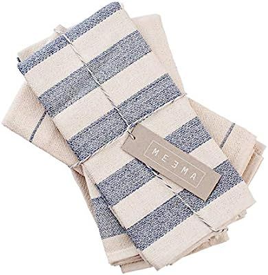 MEEMA Dish Towels Cotton Kitchen Towels | Super Absorbent Weave | Made with Upcycled Denim and Co... | Amazon (US)