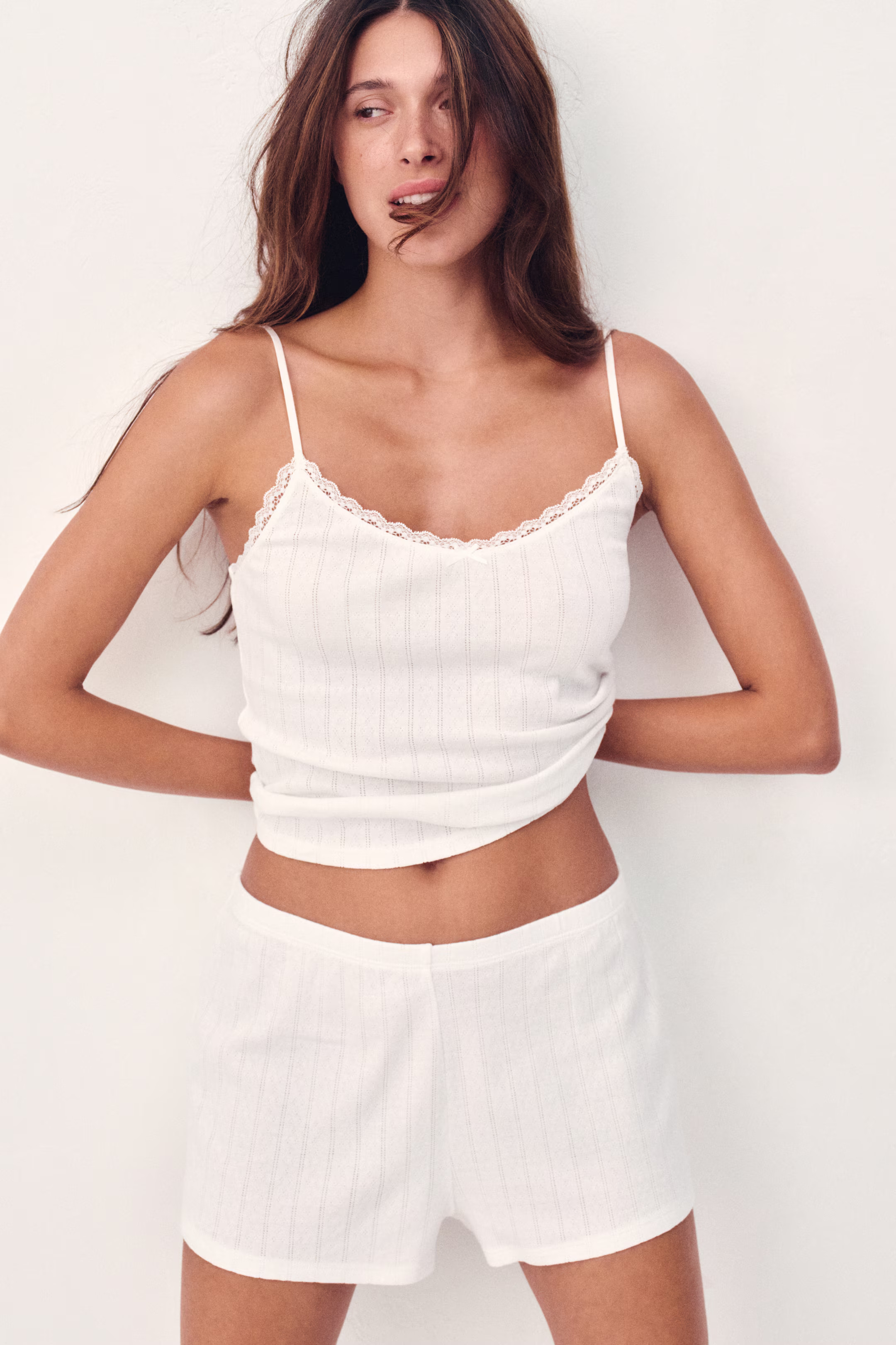 Cotton Pointelle Pyjama Set | H&M (AU)