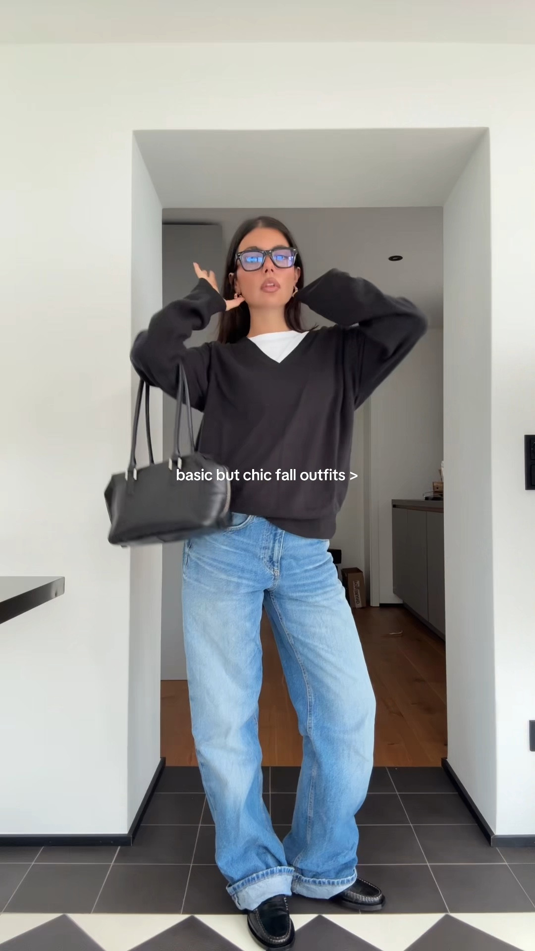 V Neck Sweater and Loafers > #loafers #mokassins #vneck #vnecksweater #falloutfits #fallfits #fallfashion #straightjeans #cooljeans #ootd #styling

#LTKautumn #LTKstyletip #LTKFashionMonth
