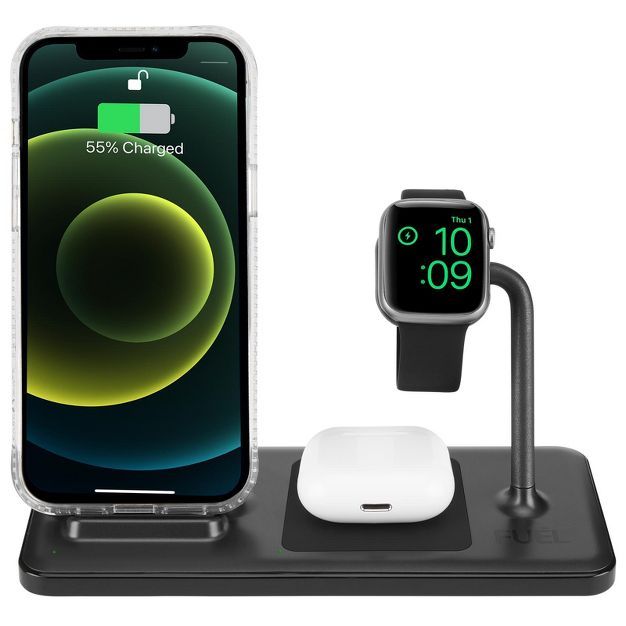 FUEL Wireless Charging Station For Up to 4 Devices - Black | Target