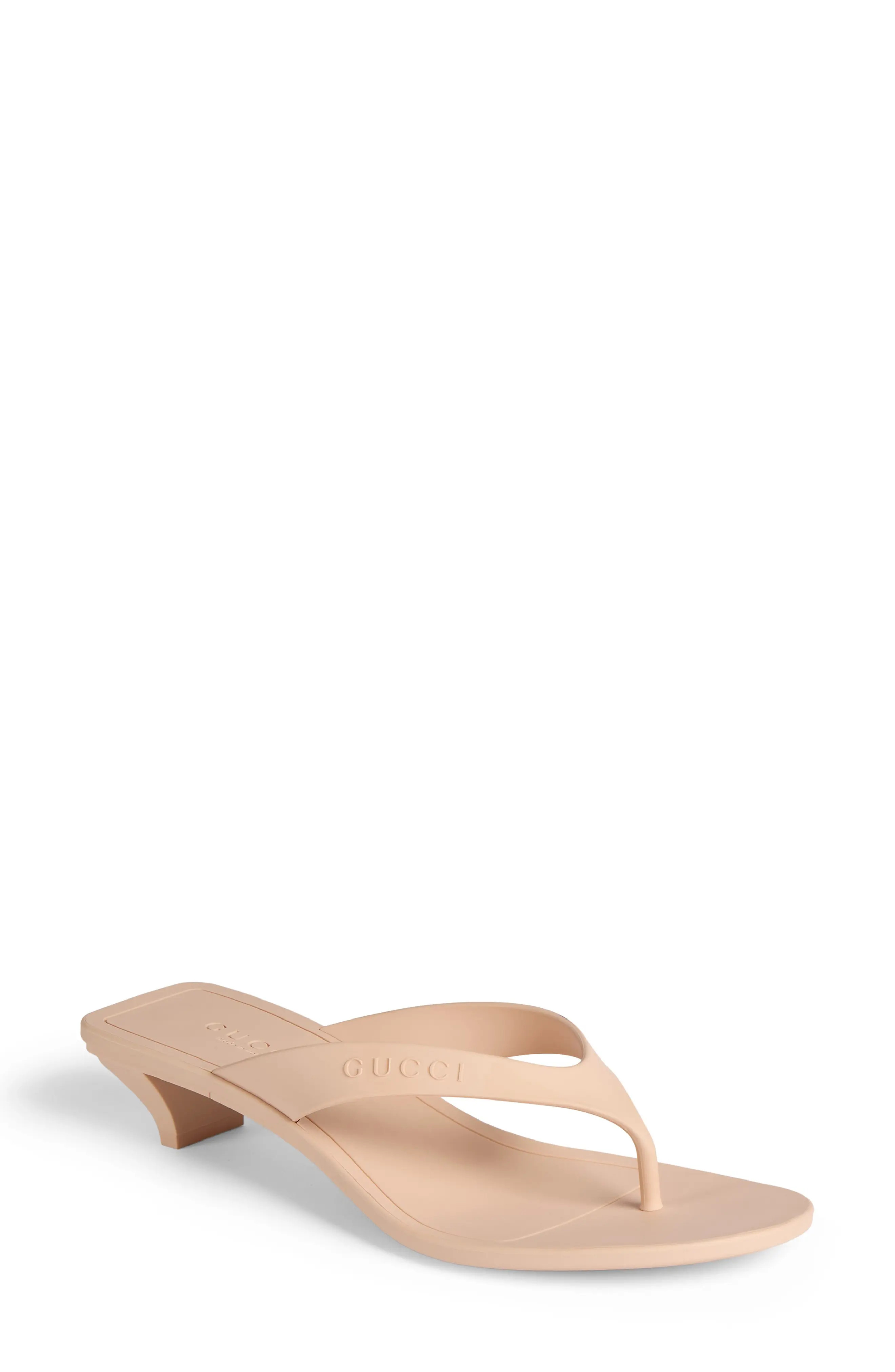 Kitten Heel Jelly Slide Sandal (Women) | Nordstrom | Nordstrom