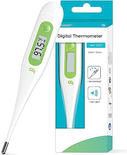 Thermometer for Adults, Oral Thermometer for Fever, Medical Thermometer with Fever Alert, Memory ... | Amazon (US)