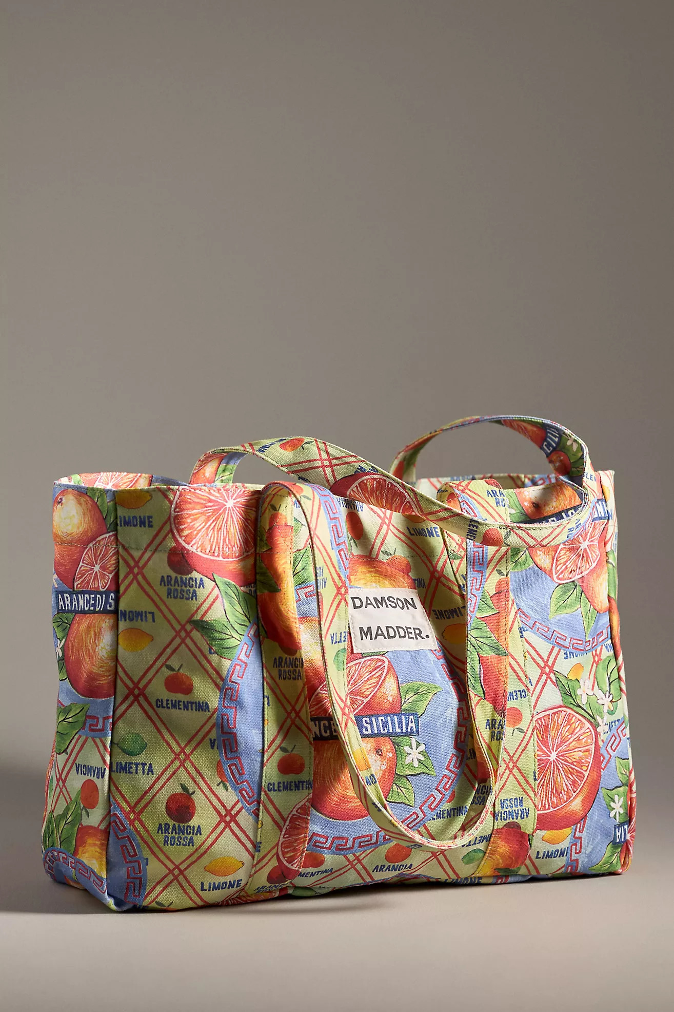 Damson Madder Printed Canvas Tote | Anthropologie (US)