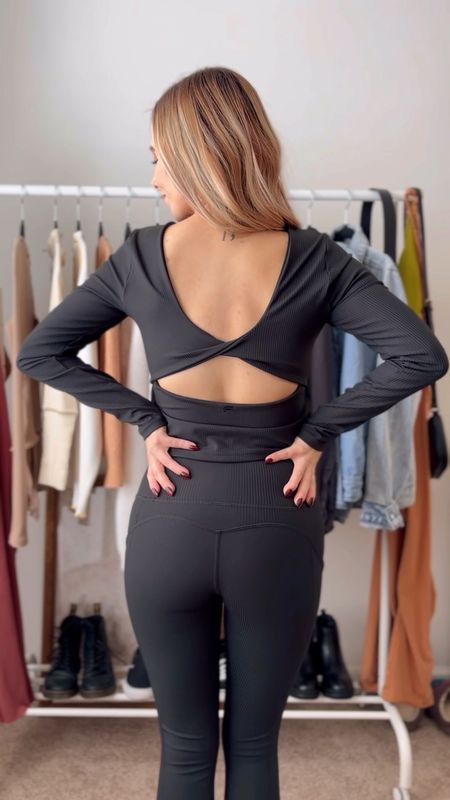 Black ribbed workout wear, black leggings, black workout top, Fabletics ootd 

#LTKfitness #LTKsalealert #LTKfindsunder100