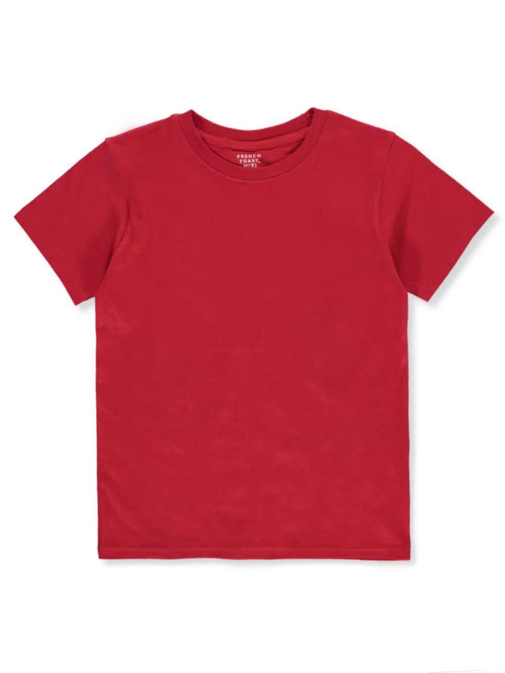 French Toast Boys' Basic Crew Neck T-Shirt - red, 3t (Toddler) | Walmart (US)