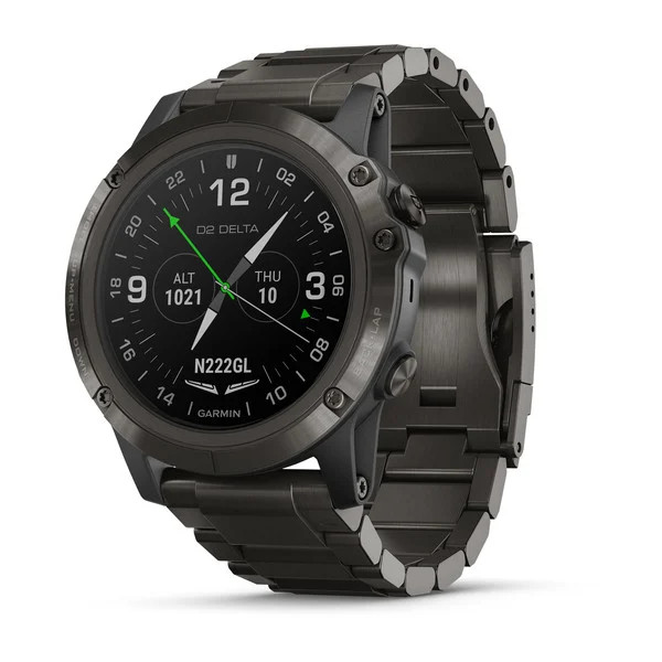 Aviator Watch with DLC Titanium Band | Garmin US