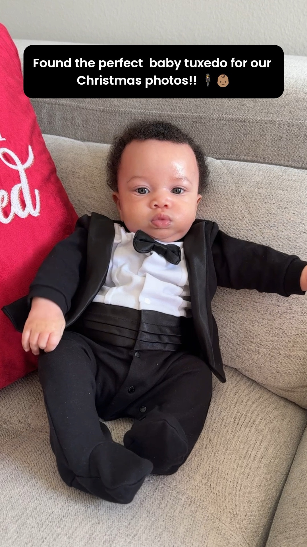 This tuxedo onesie is an easy baby outfit win! 🏆🤵🏽

#LTKHoliday #LTKBaby #LTKmomlife