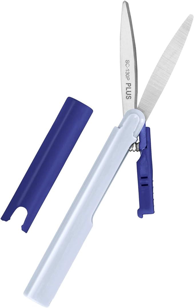 Plus Pen Style Non Stick Compact TSA Twiggy Scissors with Cover Blue | Amazon (US)