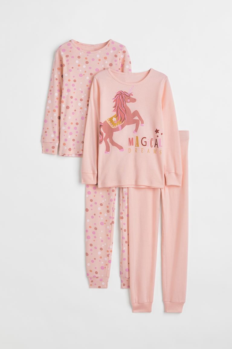 2-pack Jersey Pajamas | H&M (US + CA)