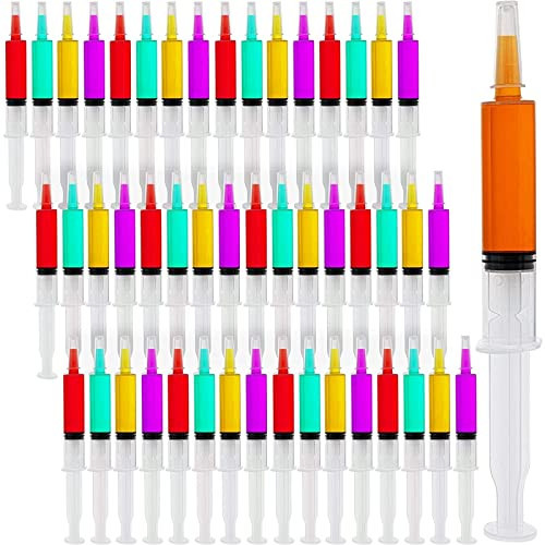 Juvale 30-Pack Plastic Shot Syringes, 1 Oz - Spooky Drink Syringes for Halloween Parties, Nurse Graduations, and New Year’s Celebrations | Amazon (US)
