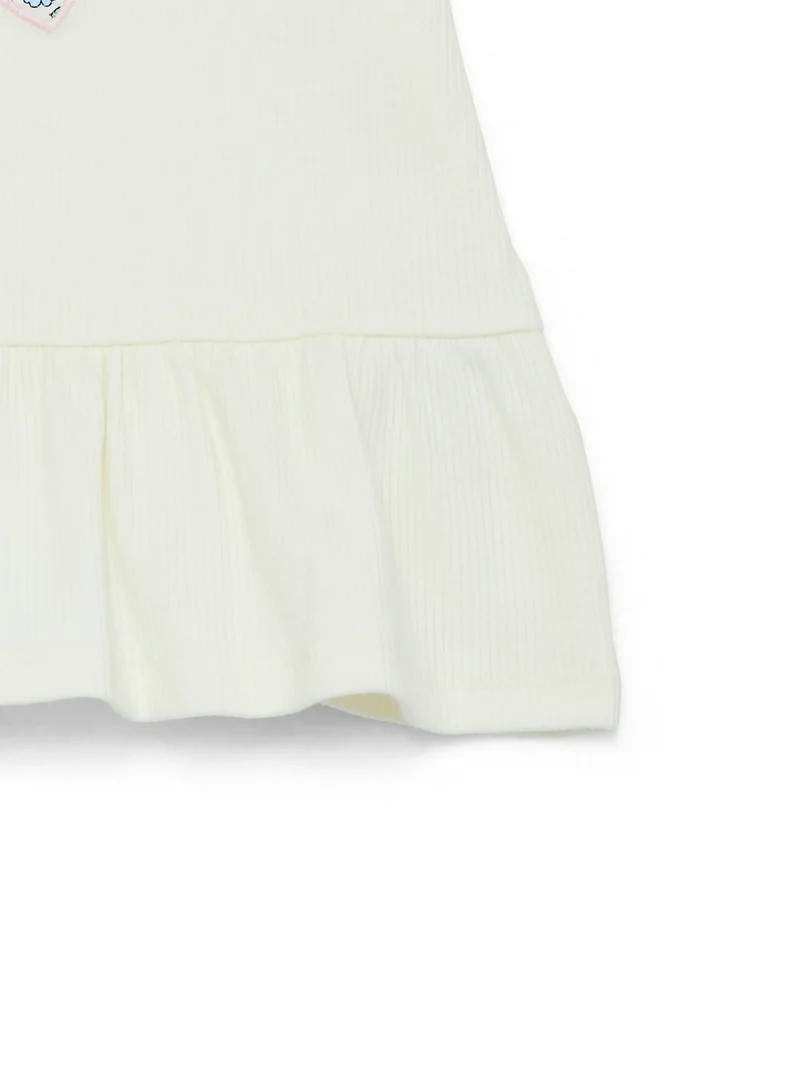 Wonder Nation Baby Girl Peplum Tee, Sizes 0-24 Months | Walmart (US)