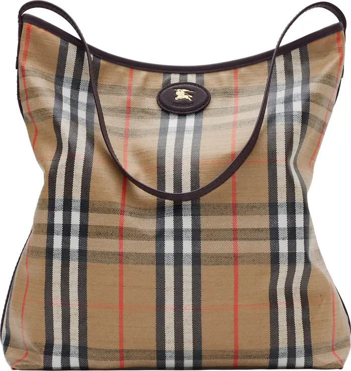 Burberry Highlands Coated Canvas Shoulder Bag | Nordstrom | Nordstrom