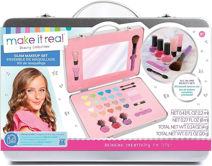 Make It Real - All-In-One Glam Makeup Set.  Girls Makeup Kit is a Perfect Starter Cosmetic Set fo... | Amazon (US)