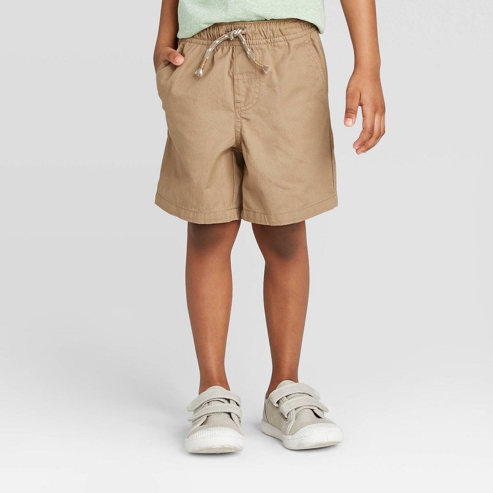 Toddler Boys' Pull-On Shorts - Cat & Jack Tan 3T | Target